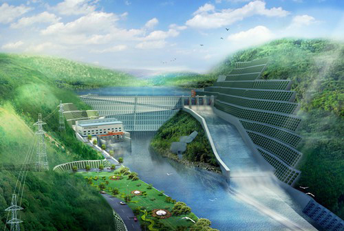 绵阳老挝南塔河1号水电站项目